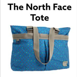 The North Face Eminence Tote, Baja Blue Polka Dot